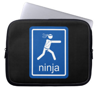 ninja universelles Zeichen Laptopschutzhülle