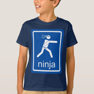 ninja universelles Zeichen T-Shirt
