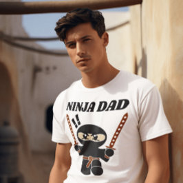 NINJA VATER lustige T - Shirt