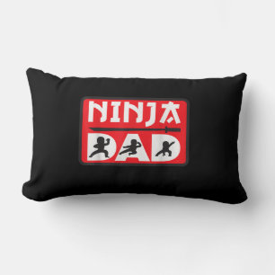 Ninja Vater Matching Family Ninja Krieger Funny Gi Lendenkissen