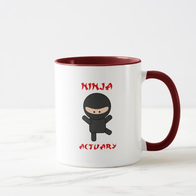Ninja Versicherungsmathematiker Tasse (Rechts)