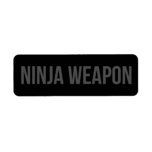Ninja-Waffen-Aufkleber