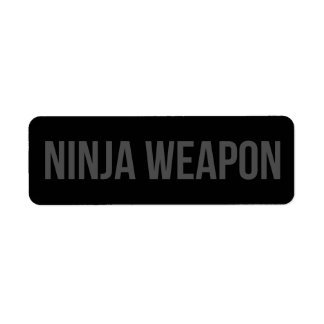 Ninja-Waffen-Aufkleber