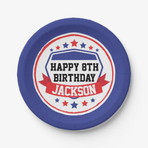 Ninja Warrior Boys Party Pappteller