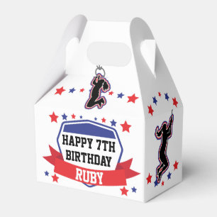 Ninja Warrior Girls Birthday Favor Box Geschenkschachtel