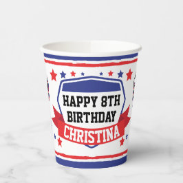 Ninja Warrior Girls Birthday Party Paper Cups Pappbecher