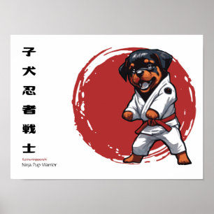 Ninja-Welpenkrieger Poster