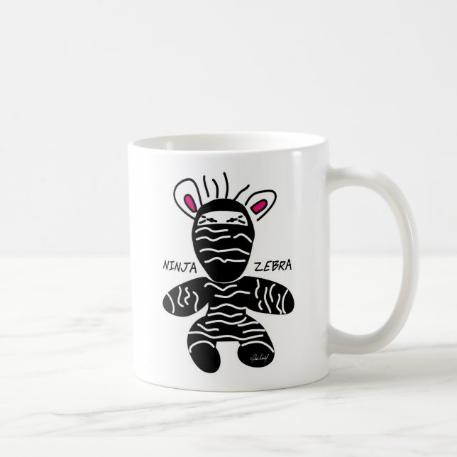 Ninja Zebra Tasse (Rechts)