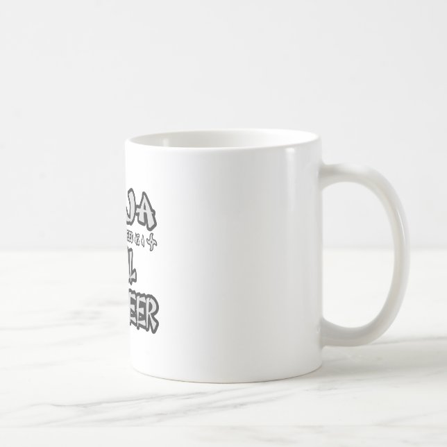 Ninja... Ziviler Ingenieur Kaffeetasse (Rechts)