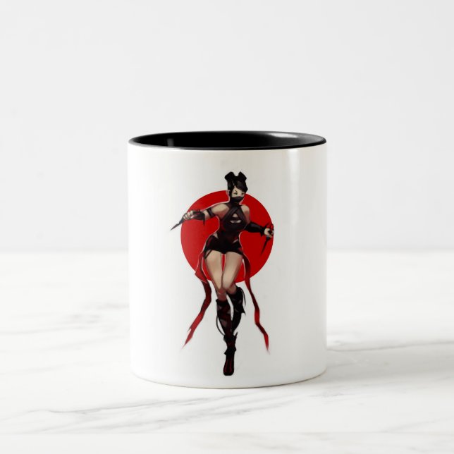 Ninja Zweifarbige Tasse (Mittel)
