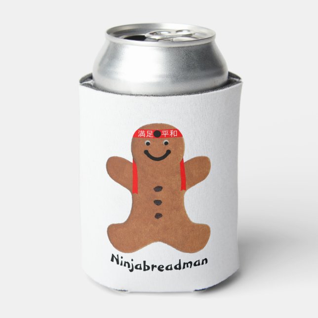Ninjabreadman biscuit (Cookie) Dosenkühler (Kanne Vorderseite)