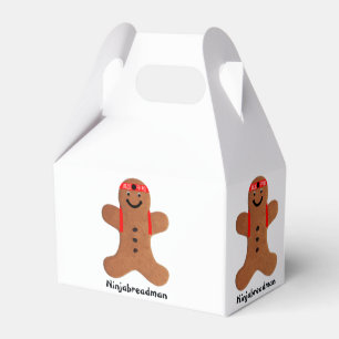 Ninjabreadman biscuit (Cookie) Geschenkschachtel