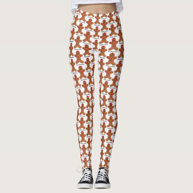 Ninjabreadman biscuit (Cookie) Leggings (Vorderseite)
