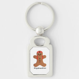 Ninjabreadman biscuit (Cookie) Schlüsselanhänger