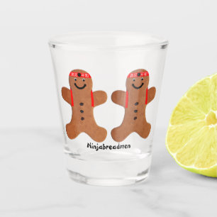 Ninjabreadman biscuit (Cookie) Schnapsglas