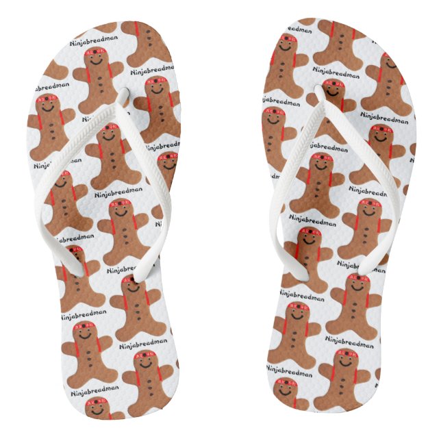 Ninjabreadman Biscuit Flip Flops (Fußbett)