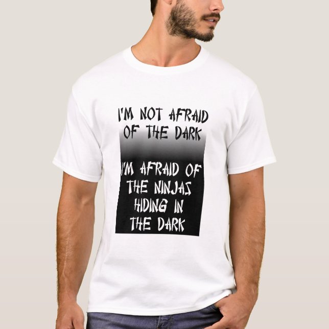 Ninjas Funny Shirt Spaß verstecken (Vorderseite)