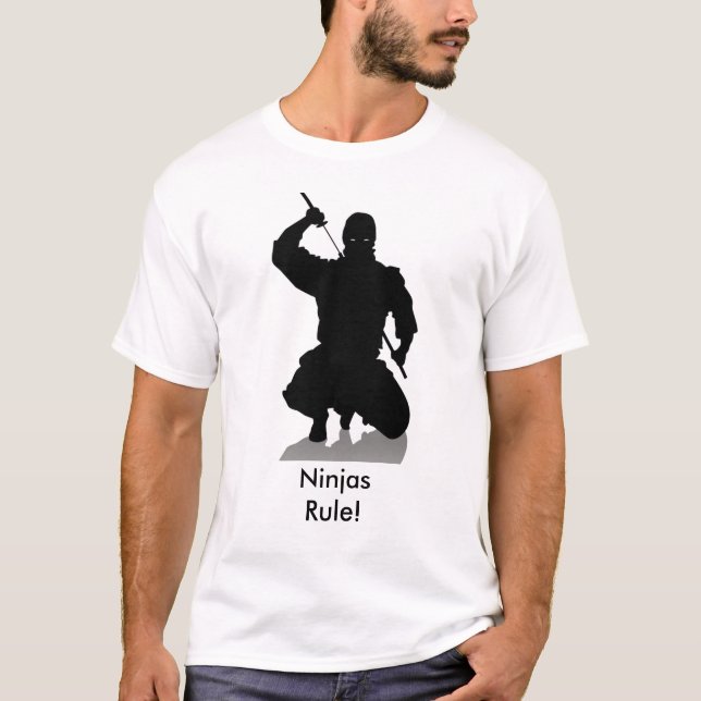 Ninjas Regel! T-Shirt (Vorderseite)