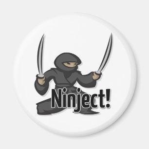 Ninject in die Seite gestemmter Magnet