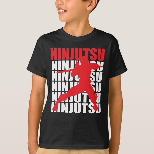 Ninjutsu Dunkelheit T-Shirt (Vorderseite)