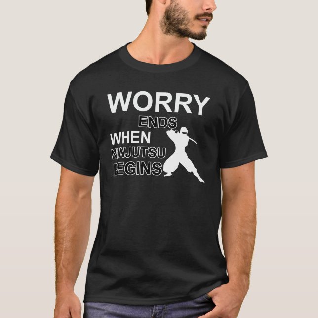Ninjutsu Entwurf T-Shirt (Vorderseite)