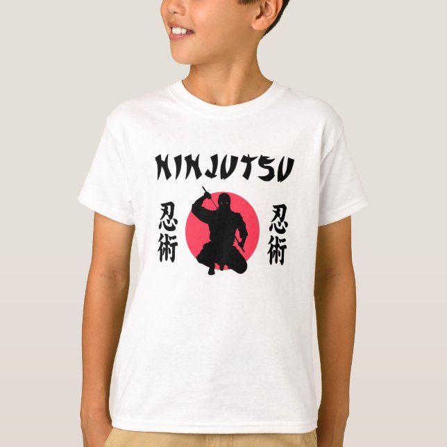 Ninjutsu Rising Sun T-Shirt (Vorderseite)