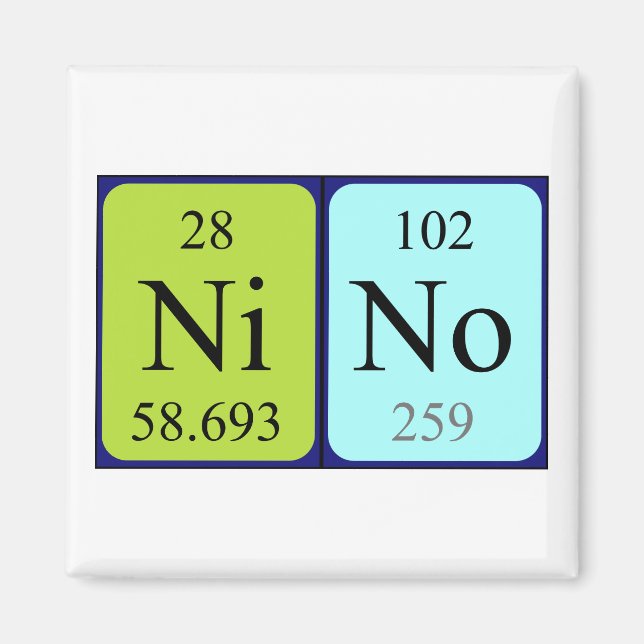 Nino Periodenmagnet Magnet (Vorne)