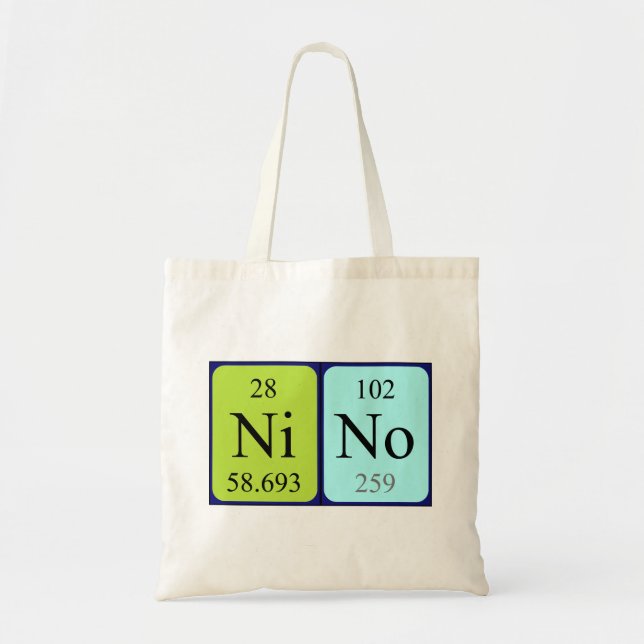 Nino Periodischer Tabellenname Tosack Tragetasche (Vorne)