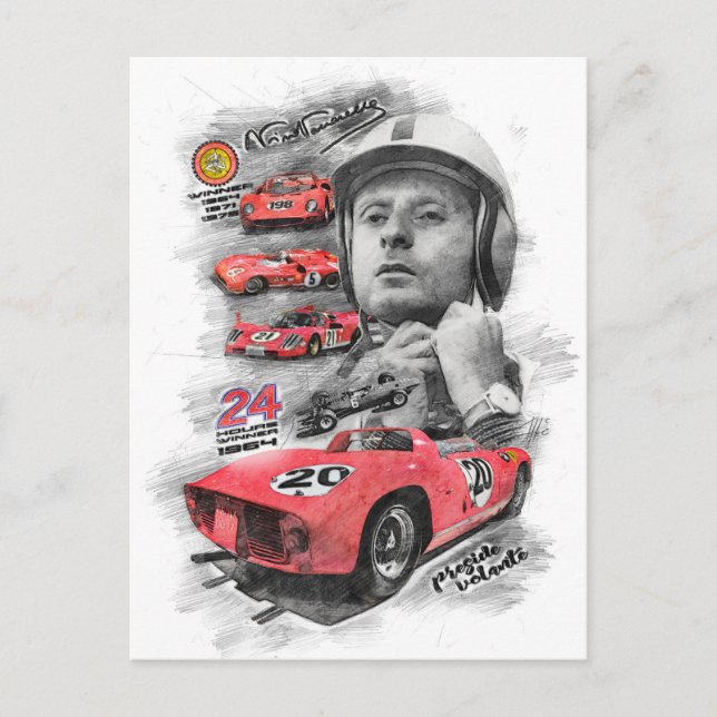 Nino Vaccarella Postkarte (Vorderseite)