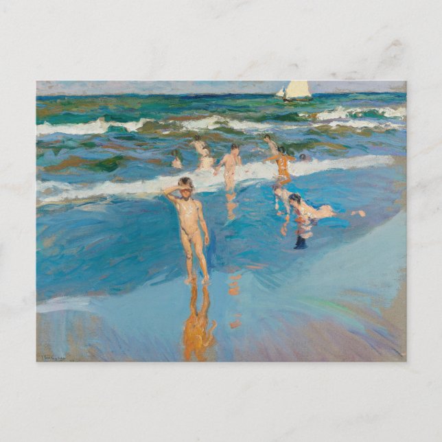Niños en el Mar | Joaquín Sorolla Postkarte (Vorderseite)