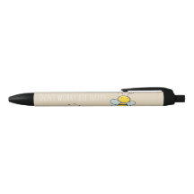 "N'inquiétez pas le stylo heureux d'abeille"