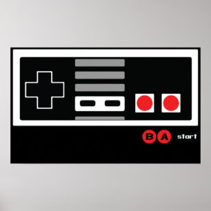 Nintendo Konami - Live by Code NES Poster