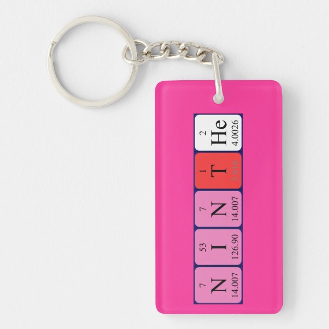 Ninthe nom de la table périodique (Devant)