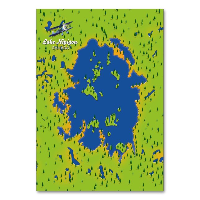 Nipigon-See Tischnummer (Vorderseite)