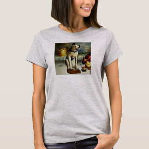 Nipper, der RCA Hund im letzten Abendessen T-Shirt
