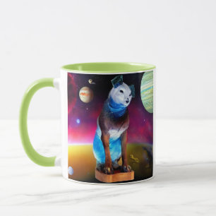 Nipper, der RCA-Hund Weltraum- und Galaxie-Becher Tasse