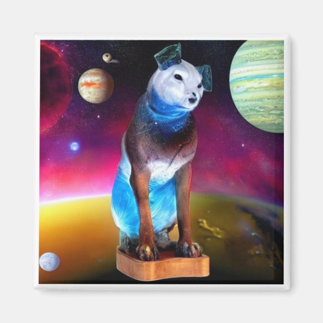 Nipper, der RCA Hund Weltraum und Galaxie Magnet (Vorne)