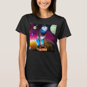 Nipper, der RCA Hund Weltraum und Galaxie T-Shirt