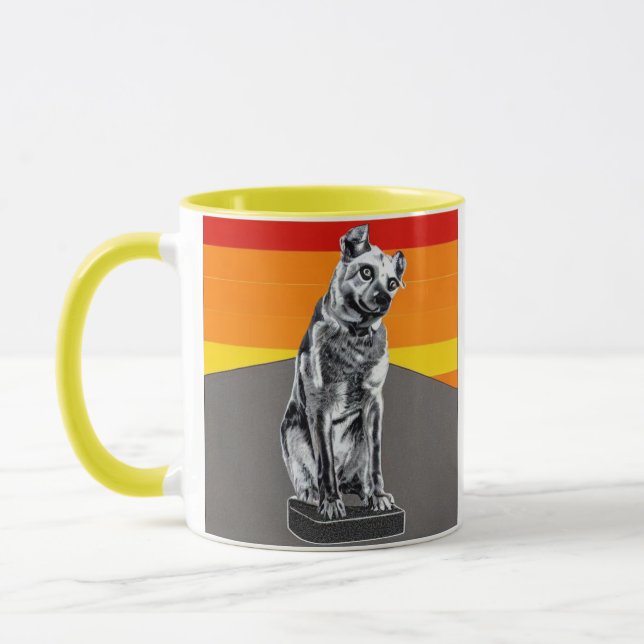 Nipper, die vulkanische Tasse des RCA-Hundes (Links)