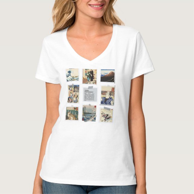  NIPPON Japanese Ukiyo-e  T-Shirt (Vorderseite)
