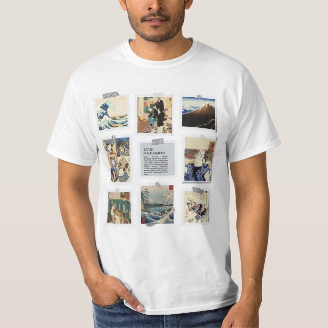  NIPPON Japanese Ukiyo-e  T-Shirt (Vorderseite)