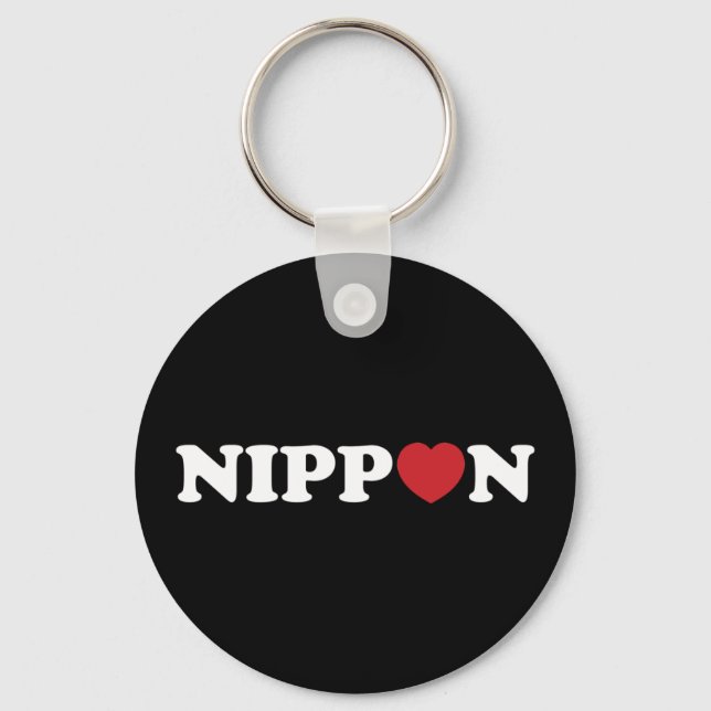 Nippon Liebe Heart Keychain Schlüsselanhänger (Vorderseite)