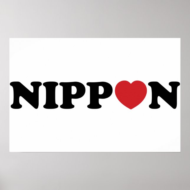 Nippon Liebe Heart Poster (Vorne)
