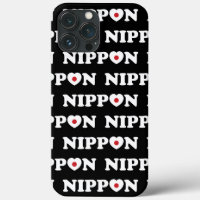 Nippon Love Coeur Drapeau Coque-Mate coque iphone