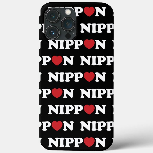 Nippon Love Heart Coque-Mate coque iphone (Verso)