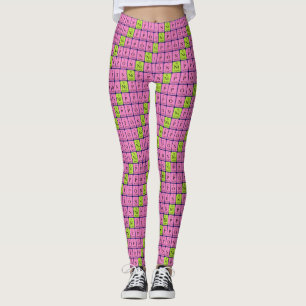 Nippon Periodensystem patriotische Leggings 7