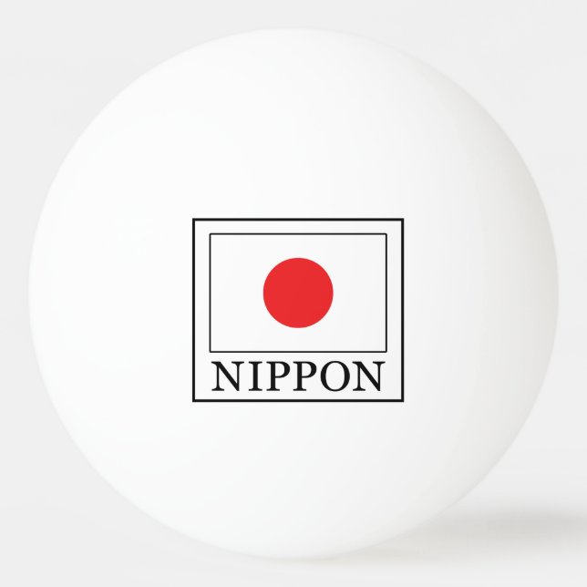 Nippon Tischtennisball (Vorderseite)