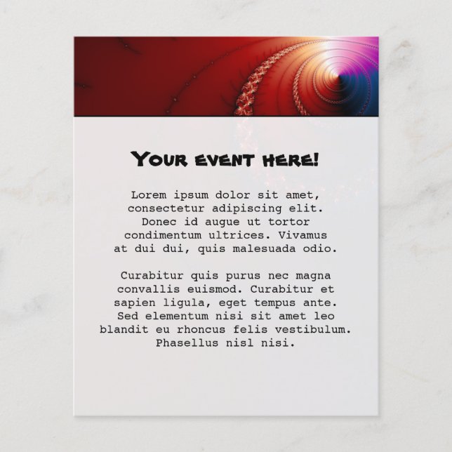 Nips - Fraktale Kunst Flyer (Vorne)