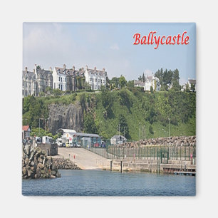NIR017 BALLYCASTLE, Nordirland, Kühlschrank Magnet