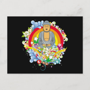 Nirvana Buddha Postkarte